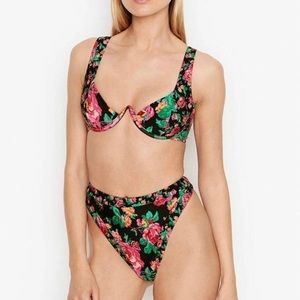 For Love & Lemons Rosewater Two Piece Bikini